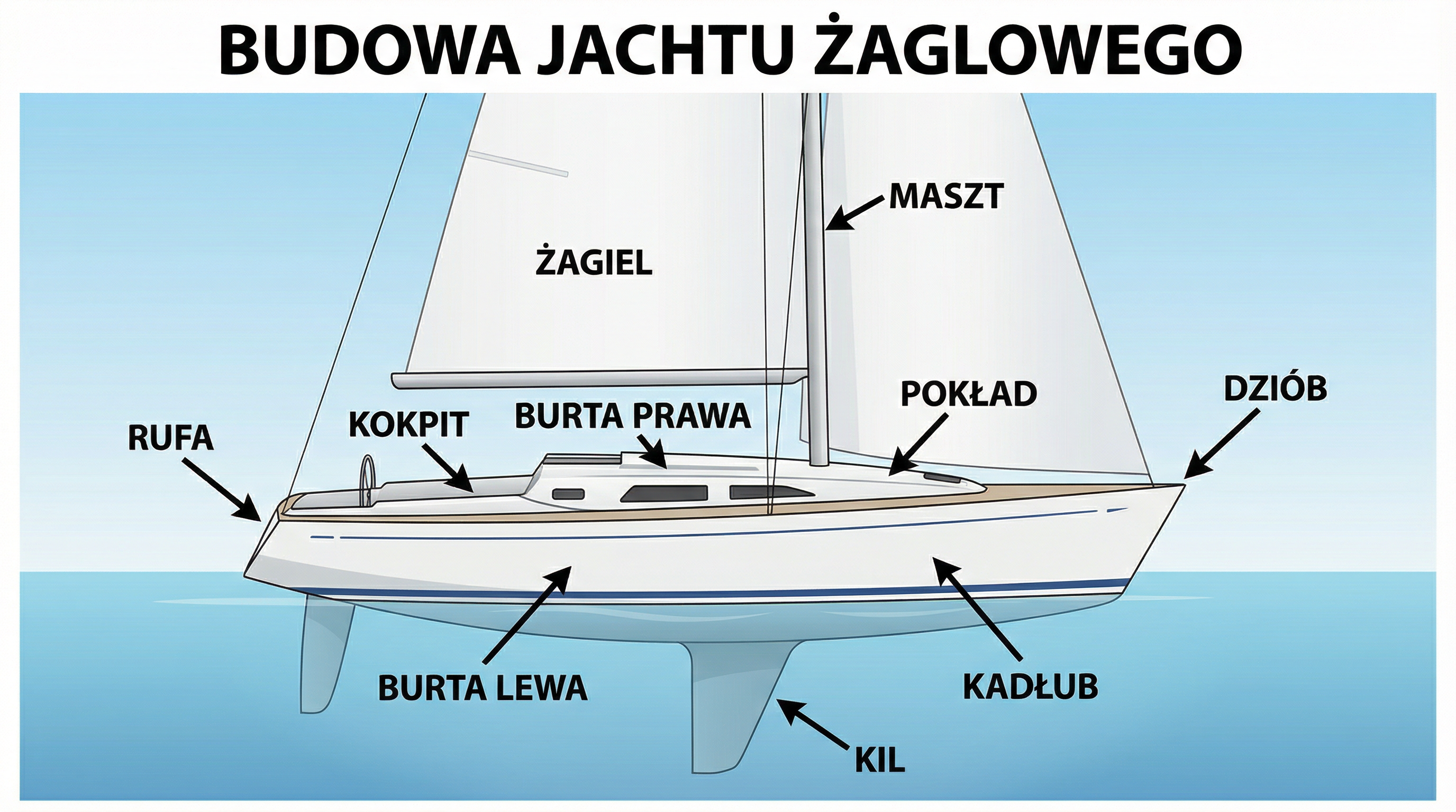Budowa jachtu żaglowego